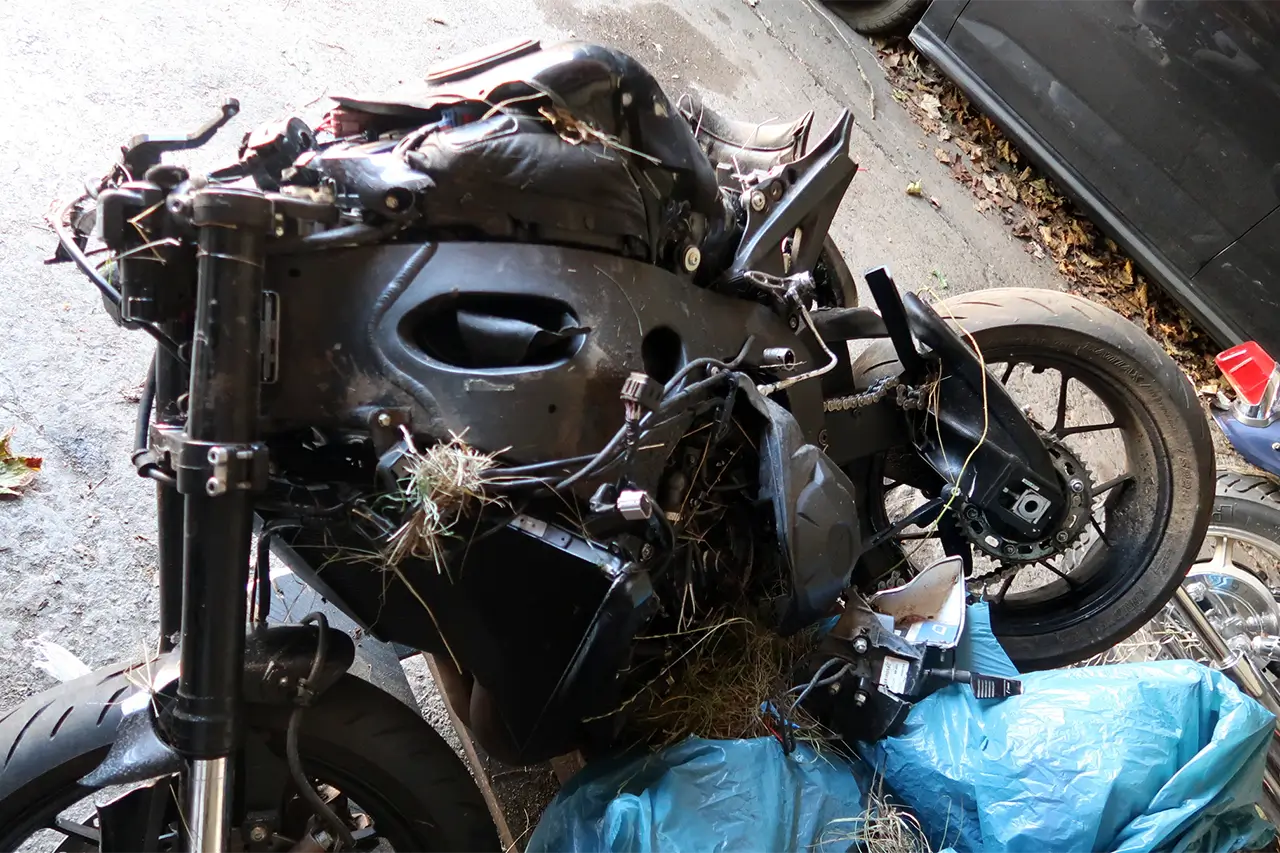 Schadengutachten und Unfallgutachten für Motorräder